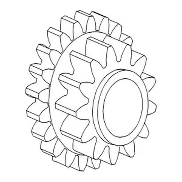 Aftermarket 183040M1 Reverse Idler Gear Fits Massey Ferguson 35 65 135 148 158 165 168 230 CLU40-0045 - main